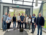 Gruppenfoto des kollegialen Austauschs mit den LEADER-Regionen Der konstruktive Austausch mit den LEADER-Aktionsgruppen Hohenlohe-Tauber, Jagstregion, Brenzregion und Schwäbischer Wald