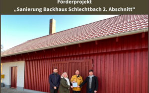 Förderprojekt Regionalbudget 2022: "Sanierung Backhaus Schlechtbach 2. Abschnitt"