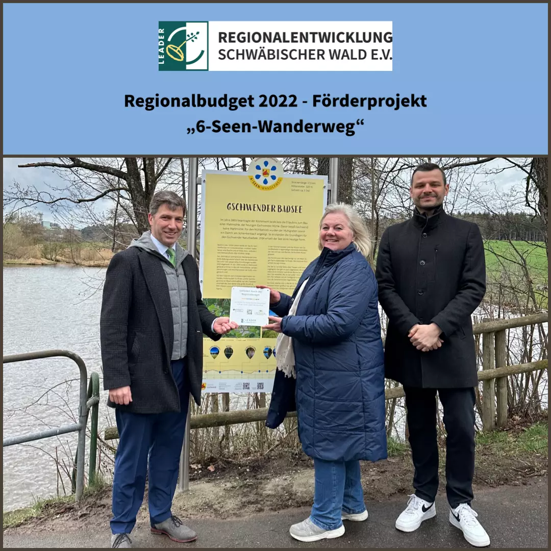 Förderprojekt Regionalbudget 2022: "6-Seen-Wanderweg Gschwend"
